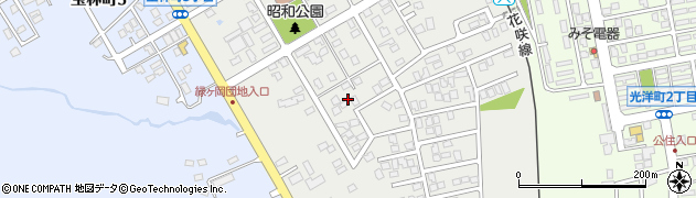 北海道根室市昭和町周辺の地図