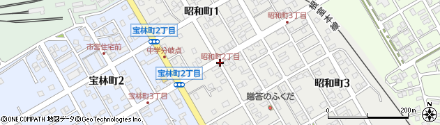 昭和町2丁目周辺の地図
