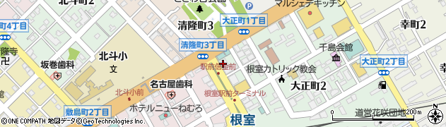 ＡＬＳＯＫ北海道株式会社　根室出張所周辺の地図