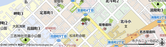 清隆寺周辺の地図