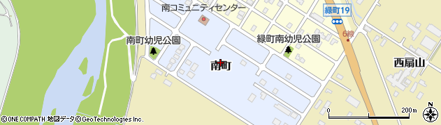 北海道富良野市南町周辺の地図