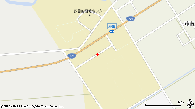 〒061-0514 北海道樺戸郡月形町麻生の地図