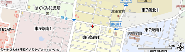 道新　オノデラ新聞店周辺の地図