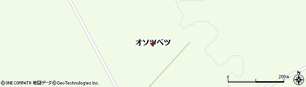 北海道川上郡標茶町オソツベツ周辺の地図
