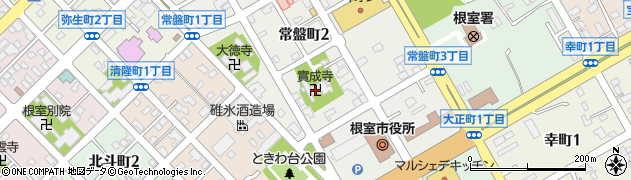 實成寺周辺の地図