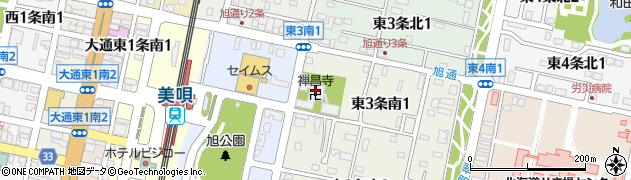 禅昌寺周辺の地図