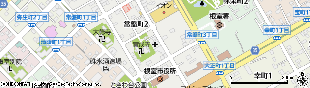 北海道根室市常盤町周辺の地図
