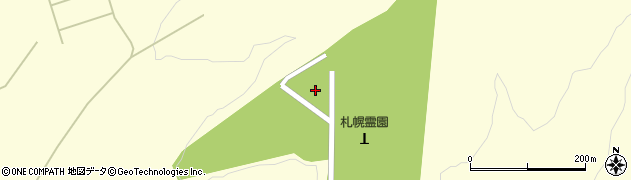 札幌霊園管理事務所周辺の地図