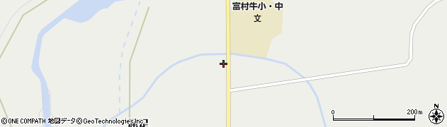 富村牛簡易郵便局周辺の地図