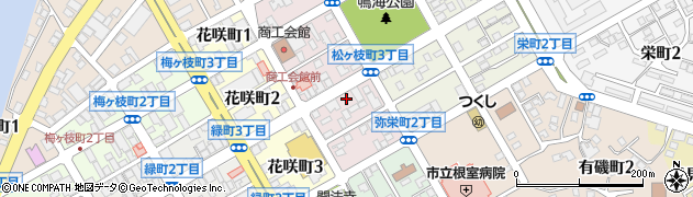 釧路ヤクルト販売株式会社　根室出張所中央センター周辺の地図