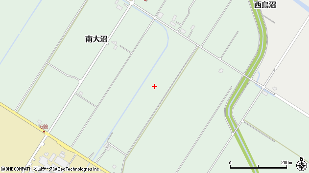 〒076-0043 北海道富良野市南大沼の地図