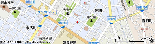 上川南部森林管理署富良野山部合同森林事務所周辺の地図