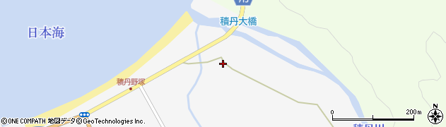 積丹町役場　野塚処理場周辺の地図