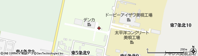 デンカ株式会社　美唄分工場周辺の地図