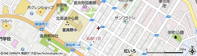 ＡＬＳＯＫ北海道株式会社富良野営業所周辺の地図