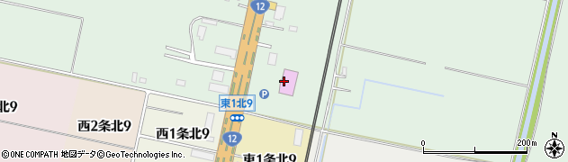 パチンコパーラーハビン美唄店周辺の地図