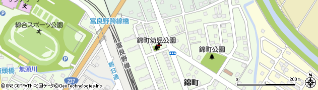 錦町幼児公園周辺の地図