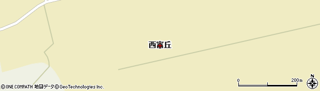 北海道富良野市西富丘周辺の地図