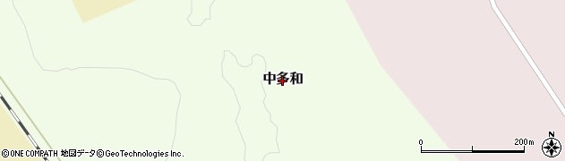 北海道標茶町（川上郡）中多和周辺の地図