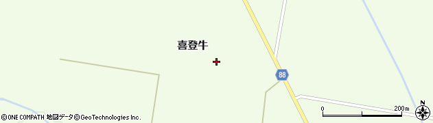 北海道足寄町（足寄郡）喜登牛周辺の地図