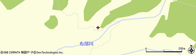 布部川周辺の地図