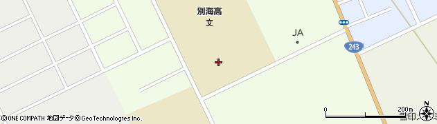 北海道別海高等学校周辺の地図