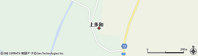 北海道標茶町（川上郡）上多和周辺の地図