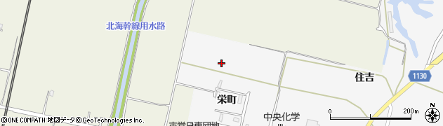 北海道美唄市日東町（栄町）周辺の地図