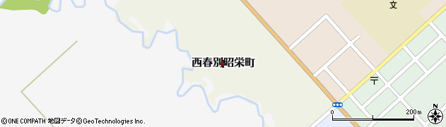 北海道別海町（野付郡）西春別昭栄町周辺の地図