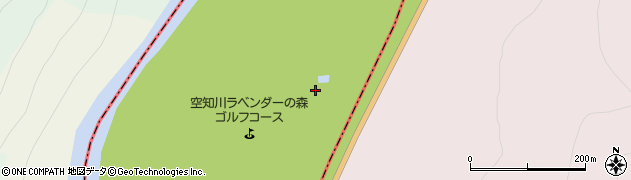北海道富良野市富問周辺の地図