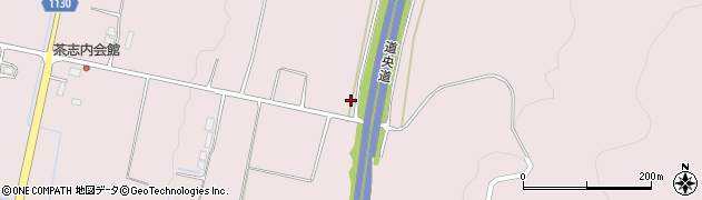 北海道奈井江町（空知郡）美唄及茶志内周辺の地図