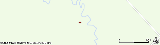 ポンオンネベツ川周辺の地図