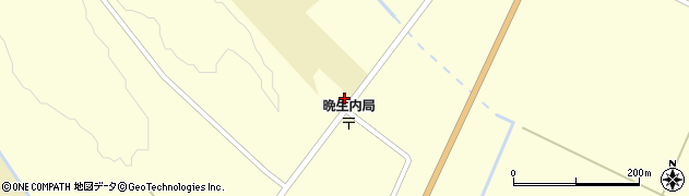 北海道浦臼町（樺戸郡）晩生内（第二）周辺の地図