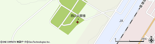 中富良野町役場　西山火葬場周辺の地図