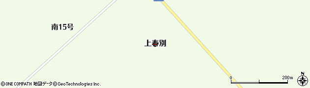 北海道別海町（野付郡）上春別周辺の地図