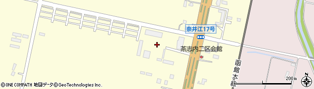 北海道奈井江町（空知郡）チャシュナイ周辺の地図