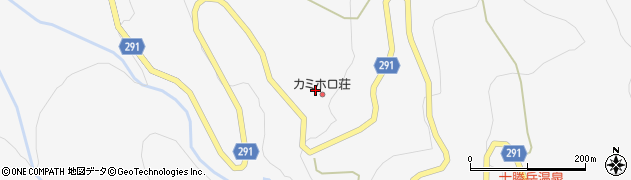 十勝岳温泉カミホロ荘周辺の地図