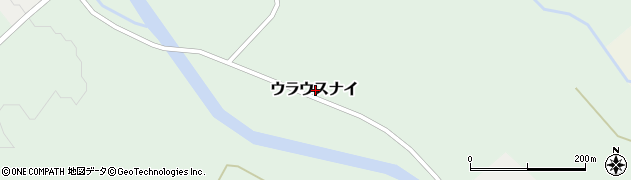 北海道浦臼町（樺戸郡）ウラウスナイ周辺の地図