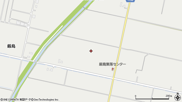 〒079-0301 北海道空知郡奈井江町厳島の地図