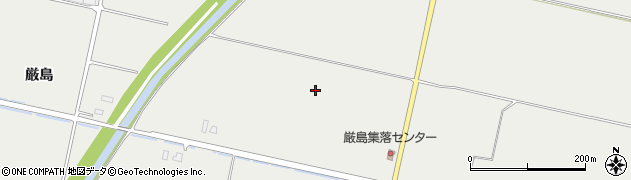 北海道奈井江町（空知郡）厳島周辺の地図