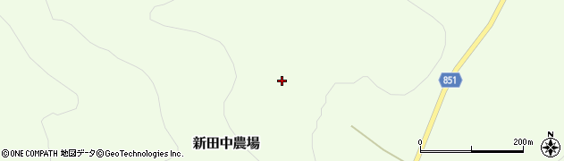 北海道中富良野町（空知郡）新田中農場周辺の地図