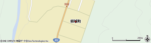 北海道芦別市頼城町周辺の地図