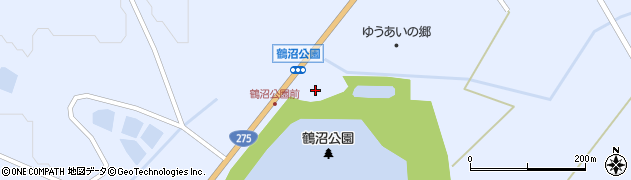 浦臼温泉周辺の地図