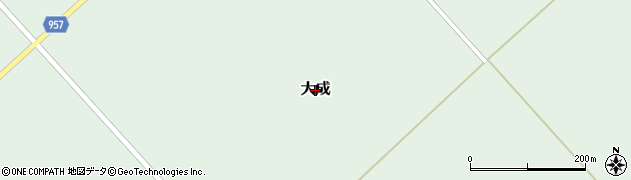 北海道別海町（野付郡）大成周辺の地図