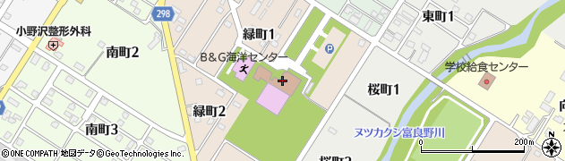 上富良野町役場教育委員会　学校教育班周辺の地図