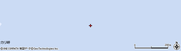 トッカリ岬周辺の地図