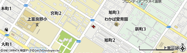 上富良野町役場　東児童館周辺の地図