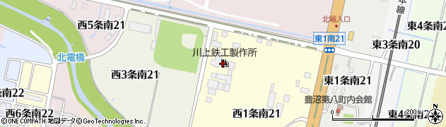 株式会社川上鐵工製作所周辺の地図