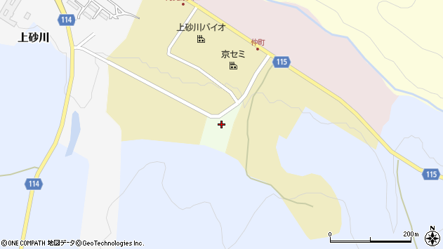 〒073-0203 北海道空知郡上砂川町中町の地図