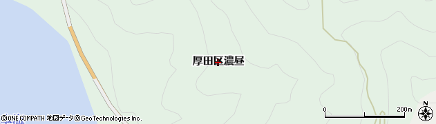 北海道石狩市厚田区濃昼周辺の地図